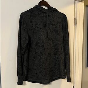 Title Nine Cabrillo Gray Floral Hoodie